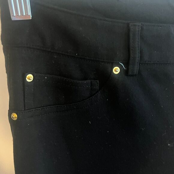 INC International Concepts Size 6 Black Stretchy Skinny Pants - Picture 6 of 8